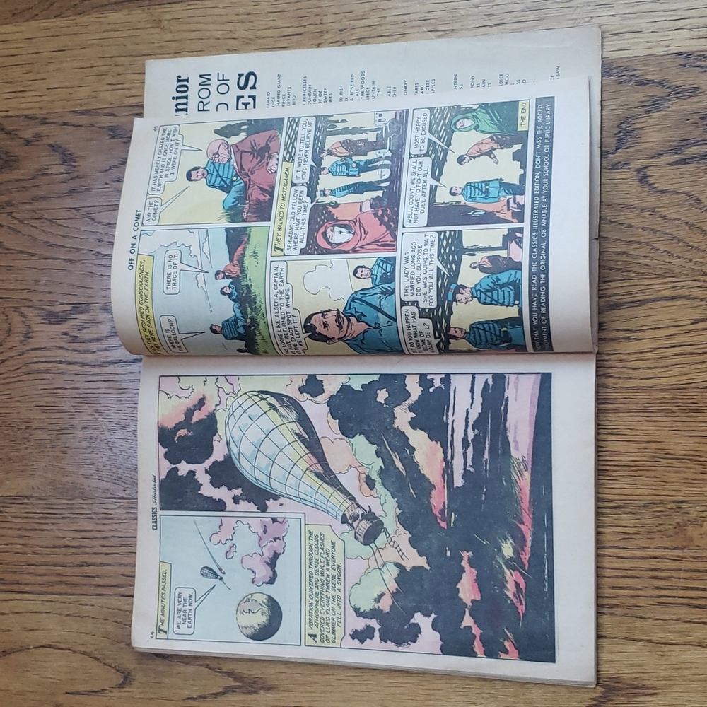 Vintage 60s Classics Illustrated No. 149 Off On A Comet Jules Verne Comic Book - Picture 13 of 16